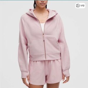 Lululemon Scuba Full-Zip Hoodie – Pink Haze – Sold Out – Size XS/Small